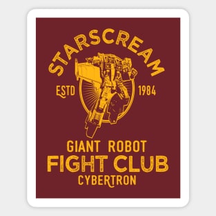 STARSCREAM : Transformers GEN 1 - robot fight club 2.0 Magnet